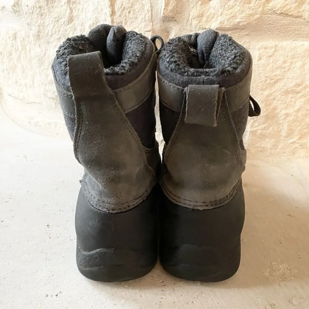 Quest  3M Thinsulate Snow Boots Women Size 8 Water Resistant Grey Winter‎